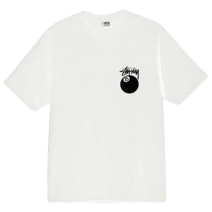 Unisex Stussy 8 ball t-shirt White